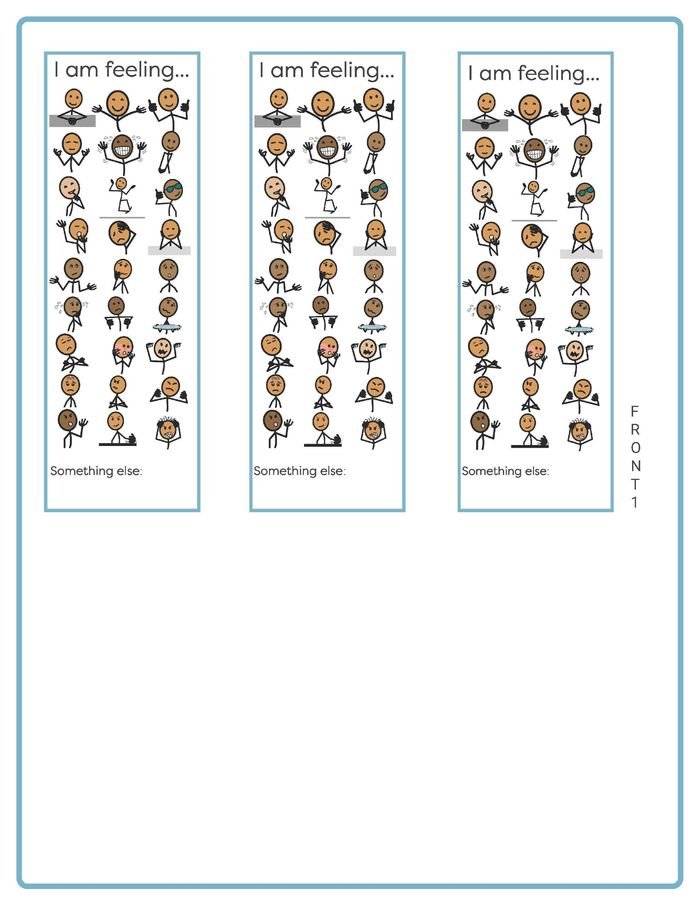 Resource for Feelings Bookmark