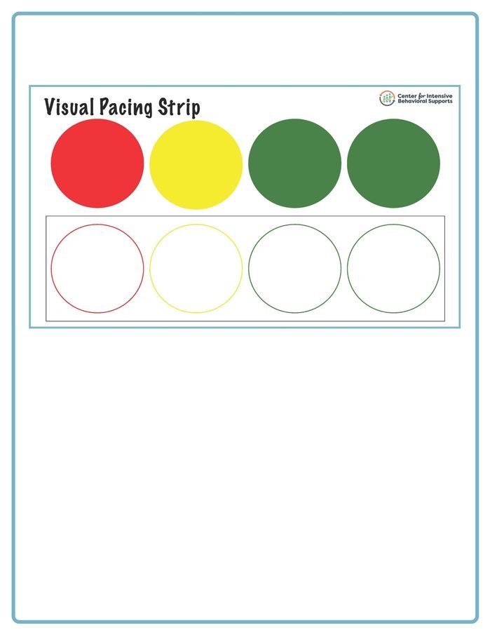 Resource for Visual Pacing Strip