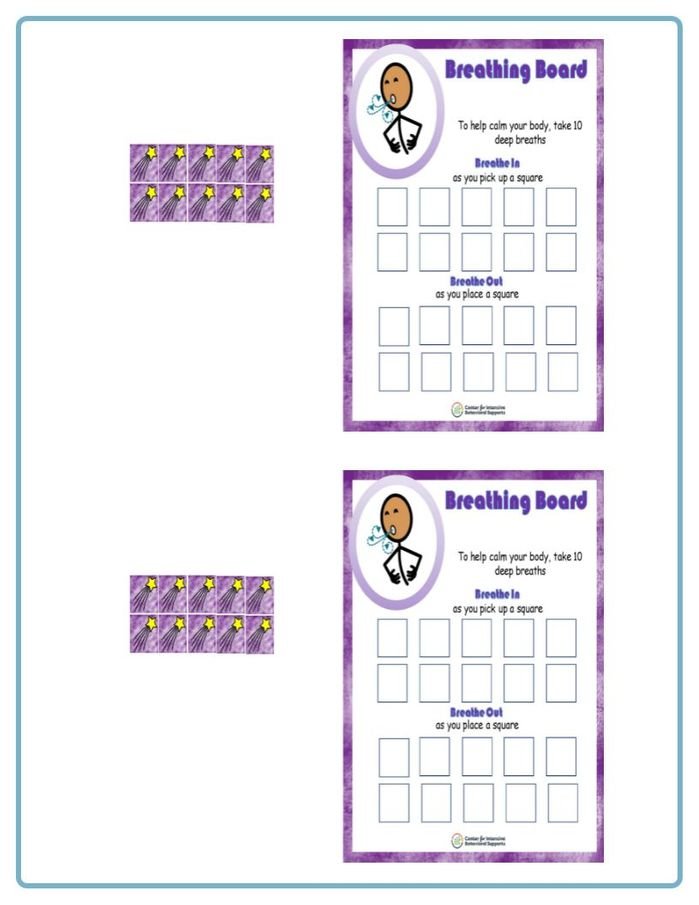 Resource for Breathing Board - 10 breaths